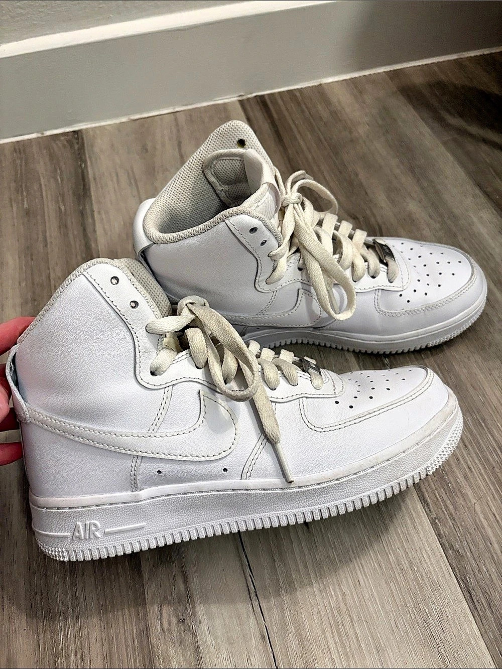 Nike Air Force 1 High-Top Sneakers White US 7